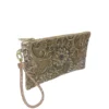 Clutch fiesta dorado floral Rosalia lateral