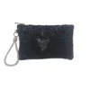 Clutch fiesta negro floral Ofelia