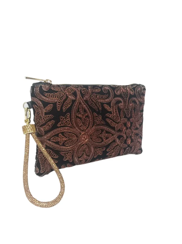 Clutch floral paz lateral