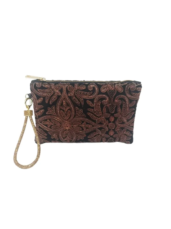Clutch floral paz delantera