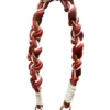 Asa para bolso trenzada roja