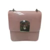 Bolso bandolera rosa pastel
