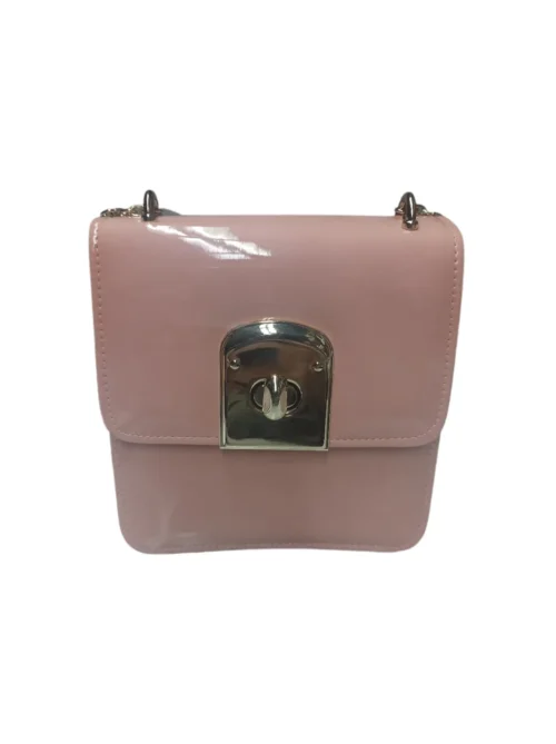 Bolso bandolera rosa pastel