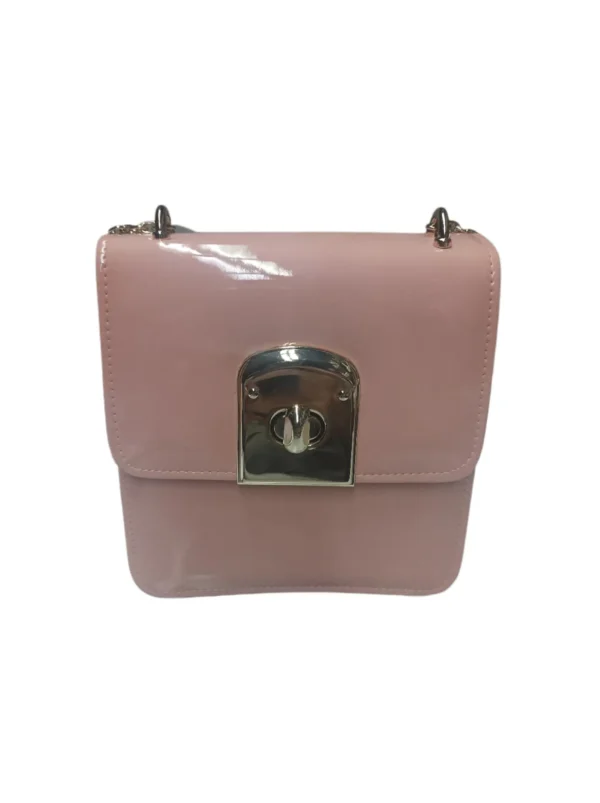 Bolso bandolera rosa pastel