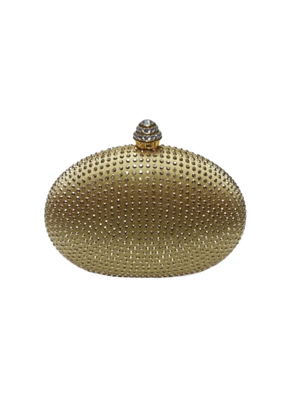 Clutch Pedreria color Dorado