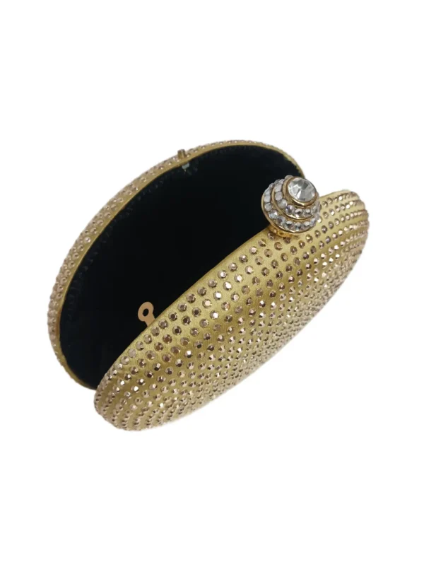 Clutch Brillantes Dorado