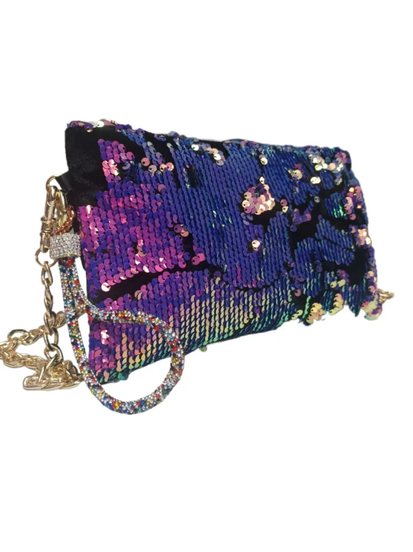 Clutch Con Lentejuelas Multicolor Sofia Zhar Lisbeth - Imagen 2