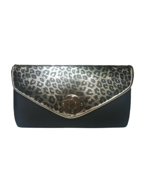 Clutch estampado leopardo