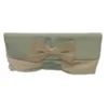 Clutch lazo en verde y beige