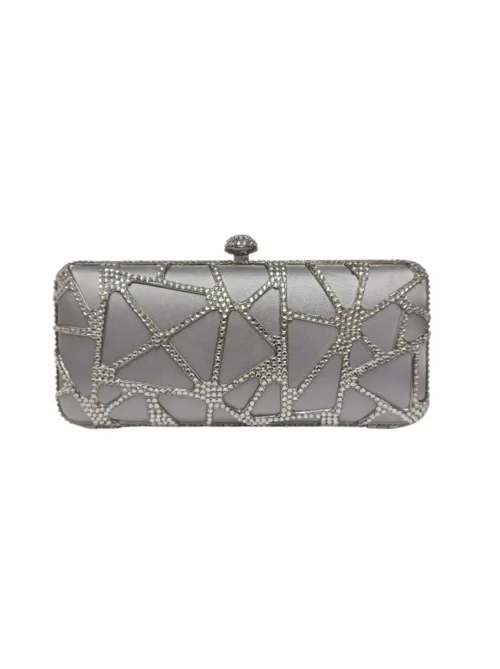 Clutch pedreria plata