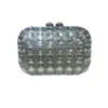Clutch plata con cristales