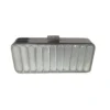 Clutch plata metalizado con cristales