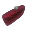 Clutch rojo con pedrería
