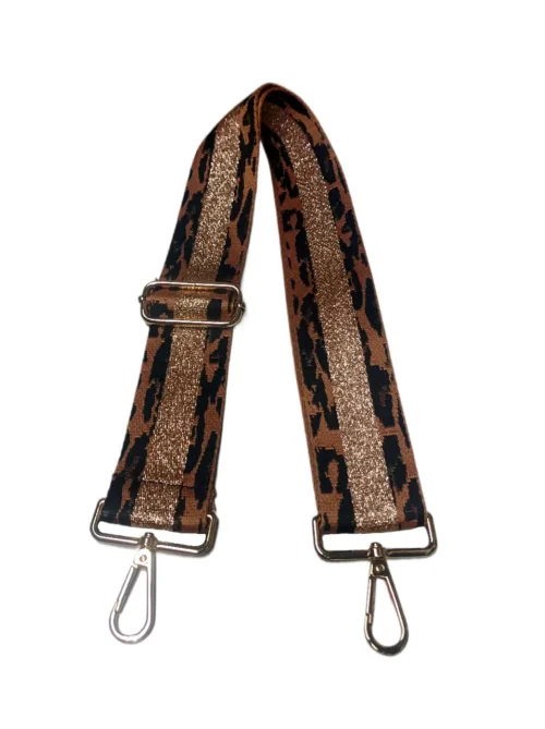 Correa De Bolso Leopardo