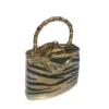 Mini bolso animal print leopardo lateral