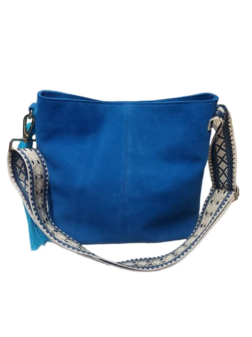 Bolso Bolonia azul azafata de sofia zhar