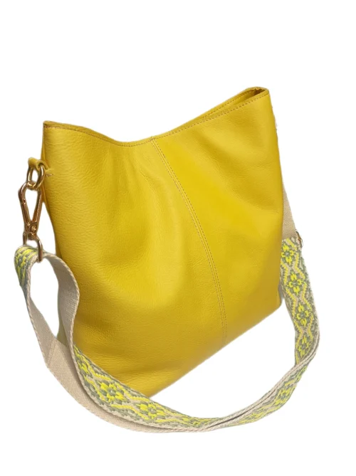 Bolso Bolonia Sauvage Amarillo de sofia zhar