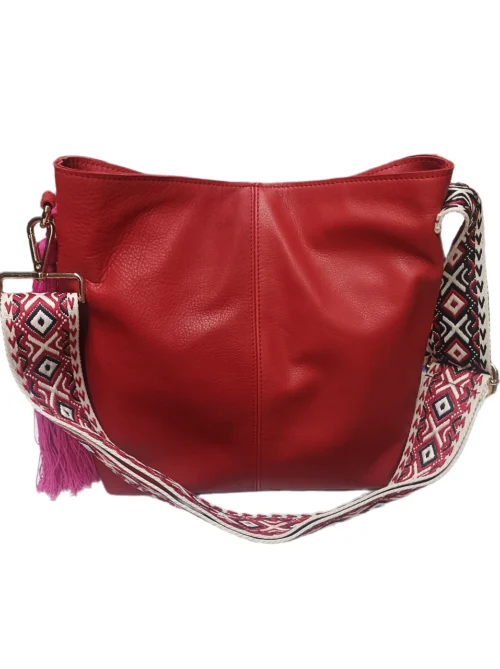 Bolso Bolonia sauvage rojo de sofia zhar