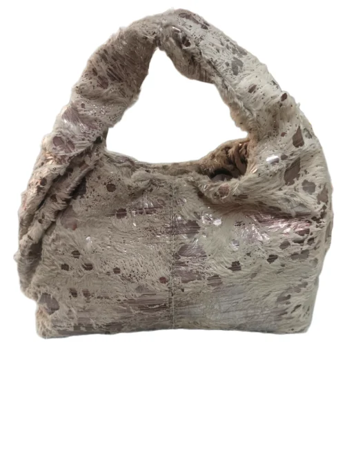 Bolso Firenze Blanco y plata de sofia zhar