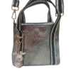 Bolso Milano Metalizado Plomo de Sofia Zhar