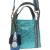 Bolso Milano Metalizado Turquesa de Sofia Zhar